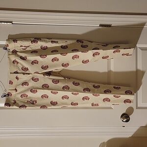 Loft size 14 Marissa cut paisley pants